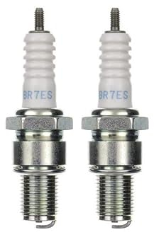 Zündkerzen Set BR7ES 2 Stück – passend für AGM Fighter/Firejet, ATU Spin, Benelli X 49, Beta Evo/RR, CPI Aragon, China 1E40QMB