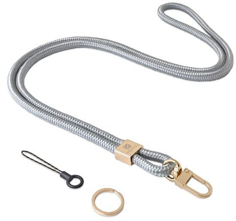 Chaîne de Clés, Lanière de Cou,Porte-clés, Anneau de Clés, Porte-clés,Pour Badge d'identification, Clés, Portefeuille.etc