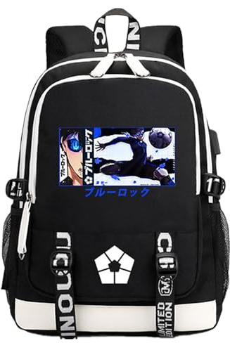 Charous Anime Manga BLUE LOCK Oxford Cloth Cartoon Backpack School College Bag Used for Isagi Yoichi Fans Cosplay Gift