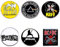 BDSHUNBF 6 Stück Enamel Brooch, Emaille-Anstecknadeln, Emaille-Brosche, Emaille Pin, Rock Brosche, für Schmuck Dekoration Anstecknadel Geschenk