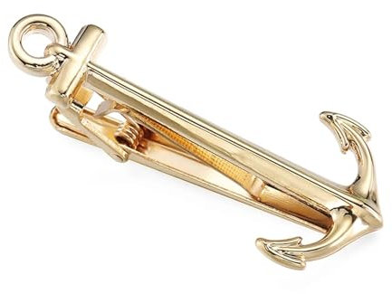 GSCLZ 2 Stück Anker-Krawattenklammer for Herren-Hochzeits-Krawattenzubehör aus Kupfermaterial