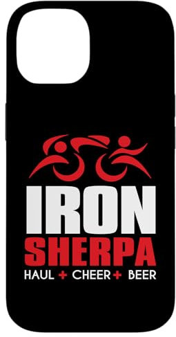 Hülle für iPhone 14 IRON SHERPA - Haul Cheer Beer Triathlon Triathlete Inspired