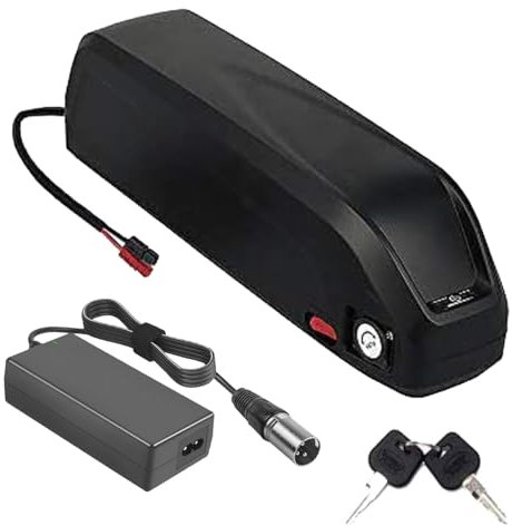 JHKJ Batterie au Lithium 48V 10Ah 20Ah 13Ah Batterie Lithium-ION 36V 15Ah 17,5Ah 20Ah Batterie Li-ION 52V 20Ah avec Chargeur et Port 5 cœurs pour kit Moteur 250W - 1100W,48v20ah