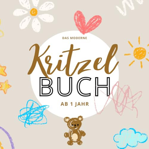 Mein erstes Kritzelbuch – Spaßiges Kritzeln für kleine Hände: Das perfekte Malbuch für Kinder ab 1 Jahr – fördert Kreativität und Feinmotorik
