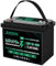 EverExceed Batteria LiFePO4 12V 100AH con Celle LiFePO4 di Grado A, Protezione Contro lo Spegnimento a Bassa Temperatura, Batteria 12V con BMS Incorporato da 100A, Fino a 15000 Cicli Profondi