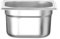HENDI Gastronormbehälter, temperaturbeständig von -40° bis 300°C, Heissluftöfen-Kühl- und Tiefkühlschränken-Chafing Dishes-Bain Marie, 1, 6L, GN 1/6, 176X162X(H) 100Mm, Edelstahl (Packung mit 10)