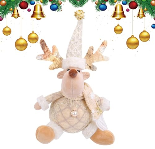 yztju de muñecas navideñas, Lindos Colgantes para manija de Puerta, de Figura de Navidad, decoración Multifuncional para el hogar para Fiestas, chimeneas, Vacaciones, reuniones