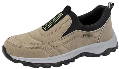 Genérico Zapatillas Hombre Trekking-Zapatillas Hombre Montaña Transpirables Impermeables Resistentes Ideales Suela Antideslizante Zapatos con Agarre En Terreno Mojado para Senderismo Escalada Diario