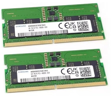 Samsung 64GB (2×32GB) DDR5 5600 MHz Laptop RAM – PC5-44800 SODIMM 2Rx8 CL46 | Hochleistungs-Notebook Speicher Upgrade | Dual Channel Kit | M425R4GA3BB0-CWM0L | 10 Jahre Garantie