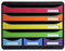 Exacompta 307798D Ablagebox Iderama Querformat mit 7 Schubladen für DIN A+ Dokumente. Belastbare Schubladenbox hohe Kapazität mehr Platz Store Box Iderama Harlekin Blauer Engel Schwarz|Bunt