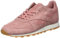 Reebok Femme Classic Leather Clean Exotics Baskets Basses, Rose (Sandy Rose/Chalk/Gum), 36 EU