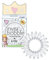 invisibobble Kinder Haargummi Princess Sparkle I 3x Spirale Haargummis Mädchen bunt für Kinder I das Original, designed im Herzen Münchens, Glitzer/Durchsichtig