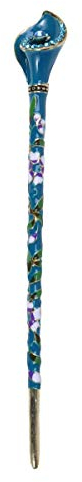 Lurrose Vintage Colored Drawing Hair Chopsticks Alloy Hair Chopsticks for Women Chinese Retro Hairpin for Weddings Parties and Daily Wear