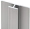 Schulte DecoDesign Profil Flächenverbinder, 210 cm, Alu-Natur, Verbindungsprofil für Duschrückwände und Wandverkleidung bis 3 mm, D1901421 01