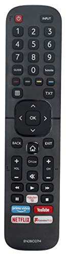 VINABTY EN2BO27H Telecomando sostitutivo compatibile con Hisense TV H43B7100 H50B7100 H55B7100 H65B7100 H43B7300 H50B7300 H55B7300 H65B7300 H43B7500 H50B7500 H55B7500 H65B7500 H43B7510