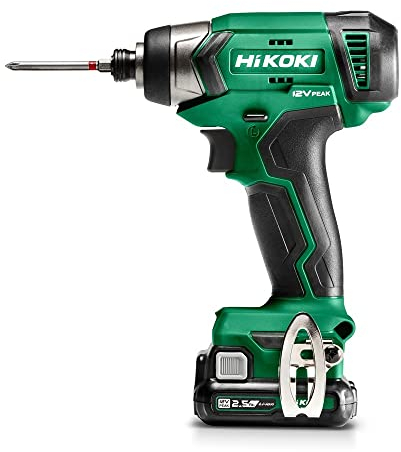 HIKOKI, Akku Schlagbohrschrauber, WH12DA, 12V Peak-Akku, Grün