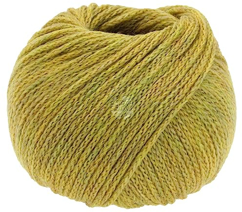 LANA GROSSA Cool Merino | Leichtes Kettengarn aus klassischer Merinowolle | Handstrickgarn aus 90% Schurwolle (Merino) & 10% Polyamid | 50g Wolle zum Stricken & Häkeln | 150m Garn FB 3
