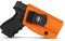 Glock 19 Holster, Carbon Fiber Kydex Holster IWB for Glock 19 19X Glock 23 Glock 25 Glock 32 Glock 45 (Gen 3 4 5) Pistol Case - Innen Bund verdeckt tragen Holster Glock 19 IWB (Orange, Right)