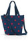 reisenthel shopper Geräumige Shopping Bag und edle Handtasche in einem Aus wasserabweisendem Material, Couleur:mixed dots red