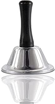 Handglocke Weihnachtsglocken aus Edelstahl, Weihnachtsglocke, Ring für Teeglocke, lauter Anrufdienst Glocke Abendglocke Ring Ton Handglocke für Hochzeitsveranstaltungen