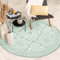 FRAAI | Home & Living In- & Outdoor Teppich Rund - Summer Oriental Grün - Wetterfest - Polypropylen - Flachgewebe - Balkon, Garten/Terrasse - Terrasse - Rug