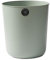 Allayu Cubo de basura de gran capacidad, cubo de basura, cubo de basura de cocina sin tapa, Verde, Pequeña