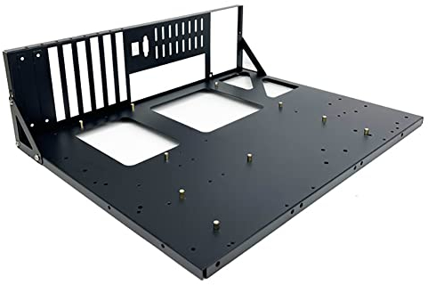 HUOOQT Open Chassis Rack, EATX ATX MATX ITX Computer Case PC Open Frame Test Bench, Gaming Computer Case (EATX)