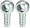 QUARKZMAN 12mm Diamètre 10 mm OD Moto Banjo Raccord Adaptateur - 2 pcs