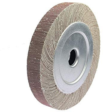 CruSio Rueda Abrasiva de Láminas Abrasivas de 10/12 para Mil Páginas en Muela Abrasiva para Pulido de Bridas para Metal Y Madera (Grano : P240, Tamaño : 300X50X32Mm)/P180/300 * 30 * 32Mm