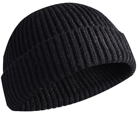 SUZALA Winter Beanie Hat für Damen Herren, Unisex Fischermütze Dockermütze Rollmütze Winter Hut Baseballkappe
