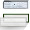 YIMATEECO I/O Shield Rückplatte Ersatz, I/O Shield Platte Leeres I/O Abschirmplatte mit Selbstklebender Rückseite DIY für Alle Motherboards, Beliebige Geschnitten(172 * 58 mm, 2Stü, Weiß)