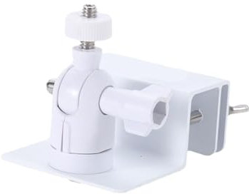 Weatherproof Gutter Mount for Ring Solar Panel, Universal Wall Mount Bracket Outdoor Gutter Mount Bracket for Ring Solar Panels (White)