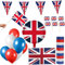 England Großbritanien Party Deko Set 74 TLG. Partyset Partydeko Union Jack