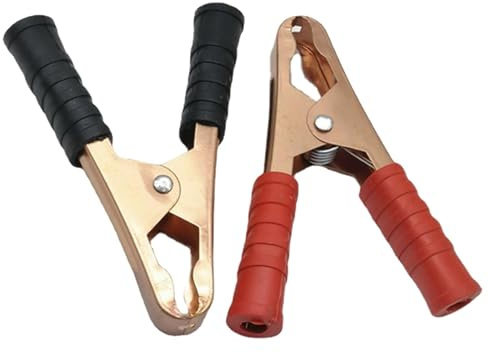 Isolierte Krokodilklemmen, 100 A, robuste Krokodilklemme, 108 mm Kupfer