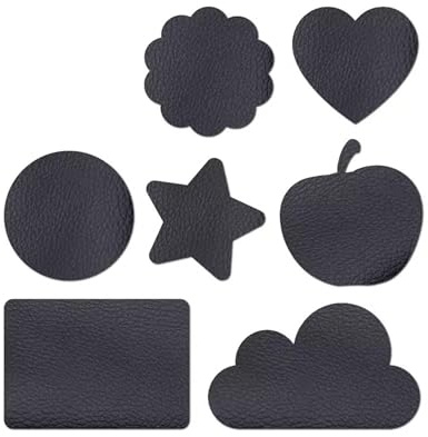 ZNQNDSR Kunstleder Reparaturset Kein Zuschneiden erforderlich. Wasserabweisender Lederflicken. Flicken für Möbel. Reparaturset für Couch, Autositz, Jacke, Motorrad(Black)