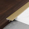 Raouoae Aluminium T-Profil Übergangsschiene Übergangsprofil Laminat 3 Stück*90cm Übergangsleiste Flach Übergangsleiste Einfachszuinstallieren(Gold,Breite 12 mm)
