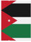 PHAYAH Überwurfdecke mit jordanischer Flagge, 101,6 x 76,2 cm, flauschige, große Flanelldecke für Sofa, Couch, Bett