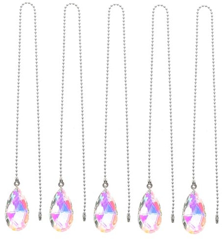 DOITOOL Extensor De Cadena Para Ventilador De Cadena Colgante De Cristal Decoración 5 Unidades