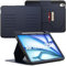 SEYMAC Coque pour iPad Air 11 Pouces 2024 M2, Coque pour iPad Air 6ème génération, Couvercle Magnétique Fort avec Fonction de Sommeil/Réveil et 5 Angles de Support, Support pour Stylet, Bleu Marine
