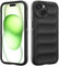 RIIMUHIR Coque en Silicone Compatible avec iPhone 15 Plus, Étui Protection Antichoc, Housse avec Protege de Camera, Doublure Douce en Tissu Microfibre Protection Complète (Noir)