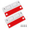 2 Pack Magnetic Door Catch,68x17mm Door Magnets,Adhesive Ultra-Thin Cupboard Door Magnets,Silver Magnetic Catches for Cupboards,for Wardrobe,Kitchen Sliding Doors,Furniture,Closet,Cupboard Doors.
