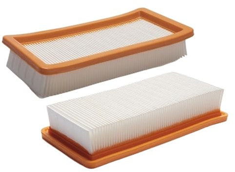 YJMYLTO Compatible con Filtro HEPA Karcher Compatible con DS5500 DS6000 DS5600 DS5800 Piezas de aspiradora Compatible con filtros HEPA Karcher 6.414-631.0(2pcs)