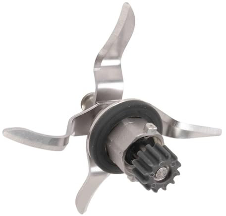JINFOLI Cuchilla for licuadora Monsieur Cuisine Plus Cuchillo Mixto 12 Dientes Silvercrest SKMK1200A1/B2 licuadora de Cuchillas Cruzadas