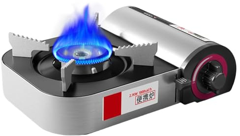Tragbarer Herd Brenner | Tragbarer Campingkocher Brenner | Küchenzubehör 2100W Winddicht Leichtgewicht Für Indoors Frittieren Outdoors Grillen Kochen Wandern
