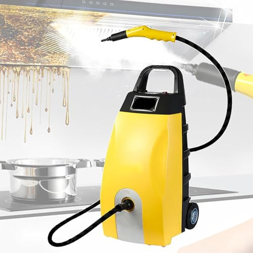 HajMyrdonyx Handheld Steam Cleaner 3.5l, High Pressure Steam Washer Jet Washer Power Wash 2500W Heated Carpet Extractor, 110℃/230°f High-Temperature Steam, 40 - sec Heat - Up