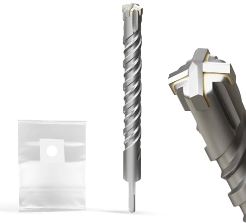 SDS Plus Bohrer 28 mm×310 mm professionelle Wendeschneide aus Hartmetall für Beton, Mauerwerk & Stein – langlebig und leistungsstark