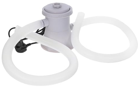 Kichvoe Bomba de Filtro Consumo para Piscina Eléctrica para Limpieza y Circulación de Agua para Piscinas Desmontables y Sistemas de Filtración