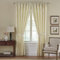 Elrene Home Fashions Versailles Vorhang aus Kunstseide, verdunkelnd und energieeffizient, mit Stangentasche, Fenstervorhang, Stoff, elfenbeinfarben, 52 in x 108 in (1 Panel)