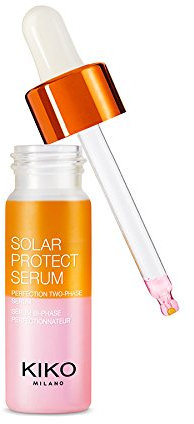Kiko Milano Solar Protect Serum Perfection Two-Phase Serum mit 15 SPF UVA Medium Protection Inhalt: 20ml Sonnenschutz-Serum Wasserfest Gesichtsschutz vor der Sonne und extra Pflege mit Hyaluronsäure.