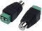 GAOHOU Paire RCA Plug Adapter Set, Câble Jack Haut-Parleur à Femelle Mâle Audio/Vidéo Connecteur Adaptateur